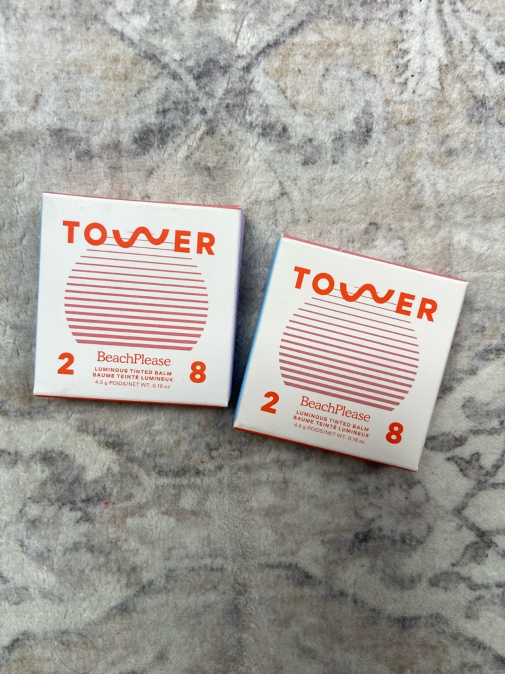 Tower 28 Luminous Tinted Balm - Coral Pink Packaging